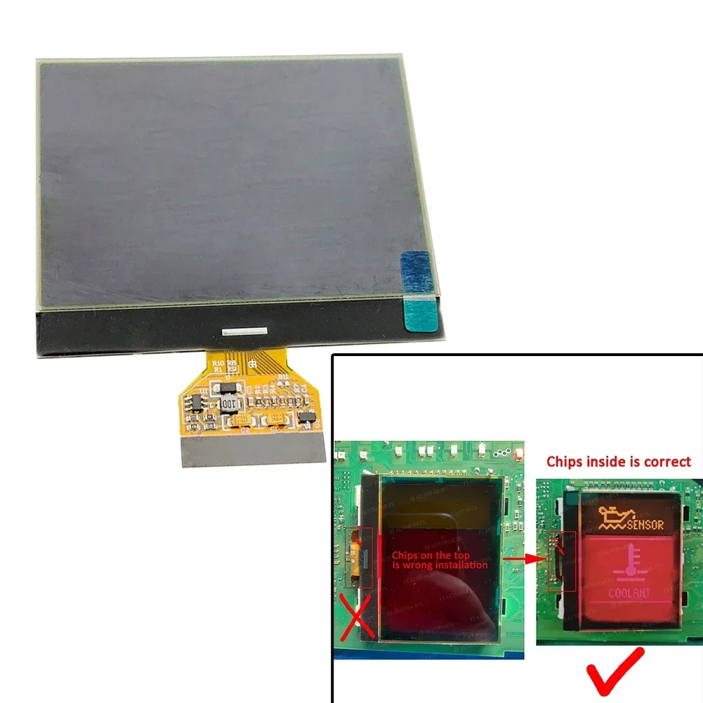 

Черный ЖК-дисплей приборной панели автомобиля для ADI A4 B6 B7, приборная панель, цифровой пиксельный ремонт 28185BH30C, компоненты электрических датчиков