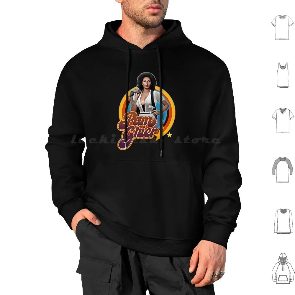 

Pam Grier 70S Hoodies Long Sleeve Pam Grier 1970S 70S 70S Pop Culture Birthday Idea Blaxploitation Christmas Collecting