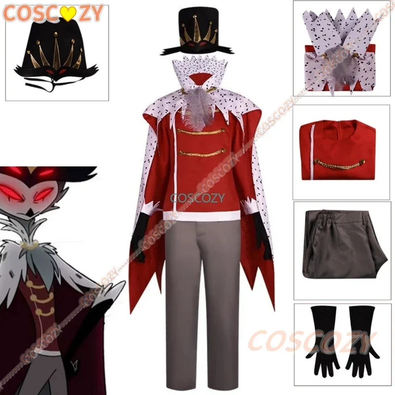 

New Anime Stolas Stola cosplay costume adult mens shirt pants coat hat suits Halloween Carnival party hotel costume full set