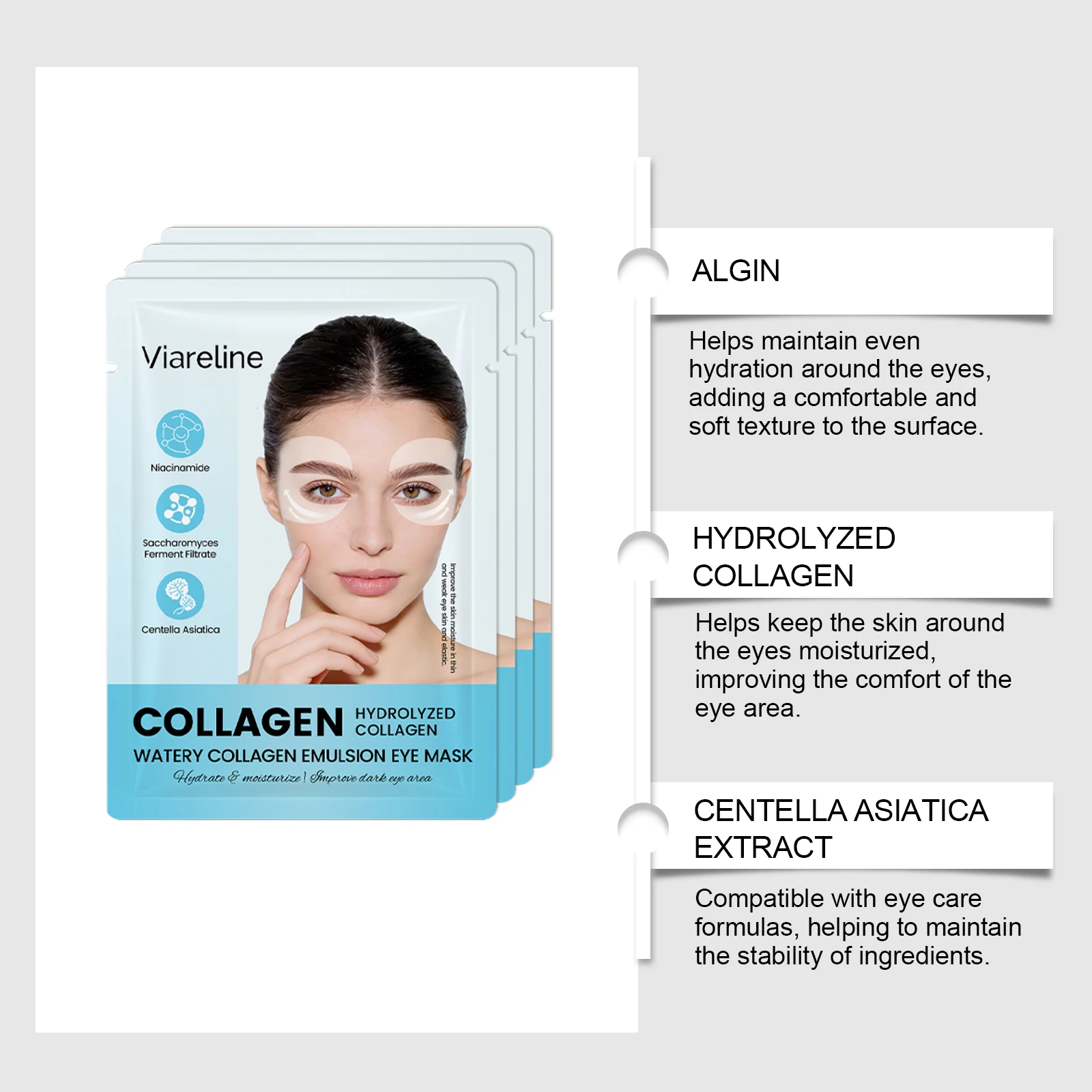 コラーゲンアイパッチ 小じわやくまを軽減 保湿してハリを保つ - Eye Pad Collagen のレビューと価格
