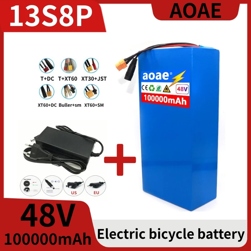 

AOAE New Original 48V 100ah 13s8p Lithium Battery Pack 48v 2000W Citycoco Motorized Scooter Batteries Built in battery pack
