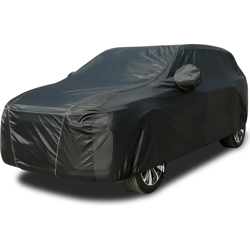 

Car Cover Waterproof All Weather, Outdoor SUV Car Covers for Automobiles, Sun UV Rain Snow Wind Dust Protection Car Cover, 210D