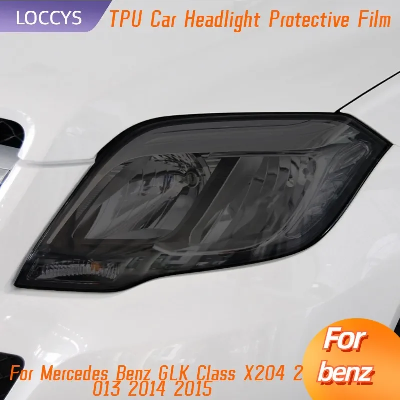 

Car Headlight Taillight Protection Tint Film Smoke Black Transparent TPU Sticker For Mercedes Benz GLK Class X204 2013 2014 2015