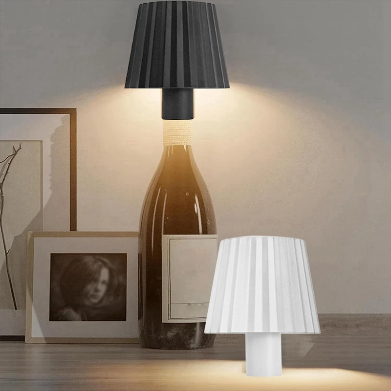 Heiße kabellose Flaschen lampe, 3-farbige stufenlose Dimm flaschen leuchten, LED-Weinflaschen lampe tragbare schnur lose Tisch lampe für Bars