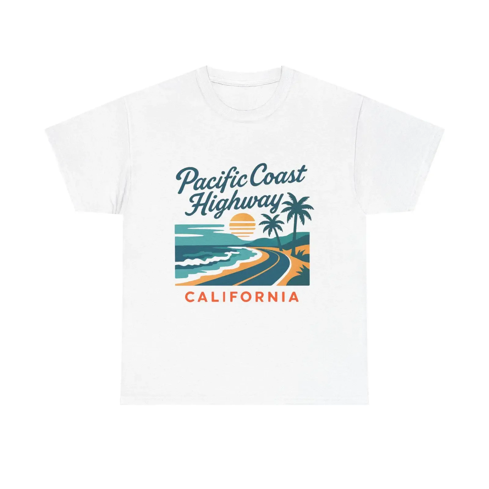 Pacific Coast Highway California T Shirt Vintage Road Trip Wanderlust vintage Washed fashion homme designer clothes Slightly