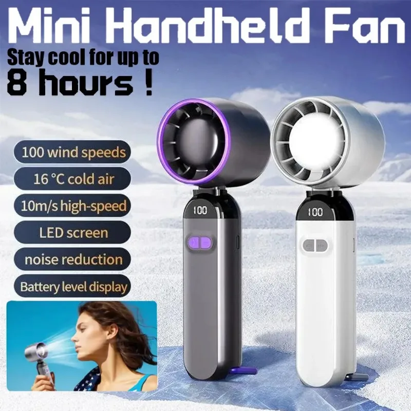 Portable Fan Handheld Fans with Speed Summer Mini Portable Hand Fans Women Men Personal Fan for Travel Vacation Camping