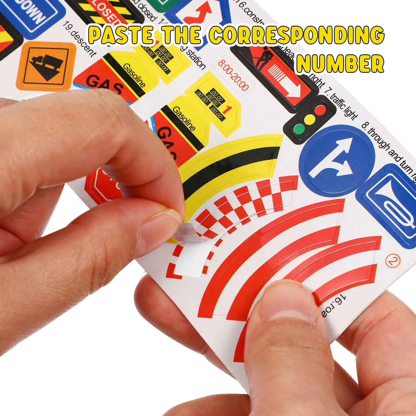 56 個の交通知識小道具リアルな小さな教育玩具交通標識交通標識おもちゃストリート道路標識おもちゃ