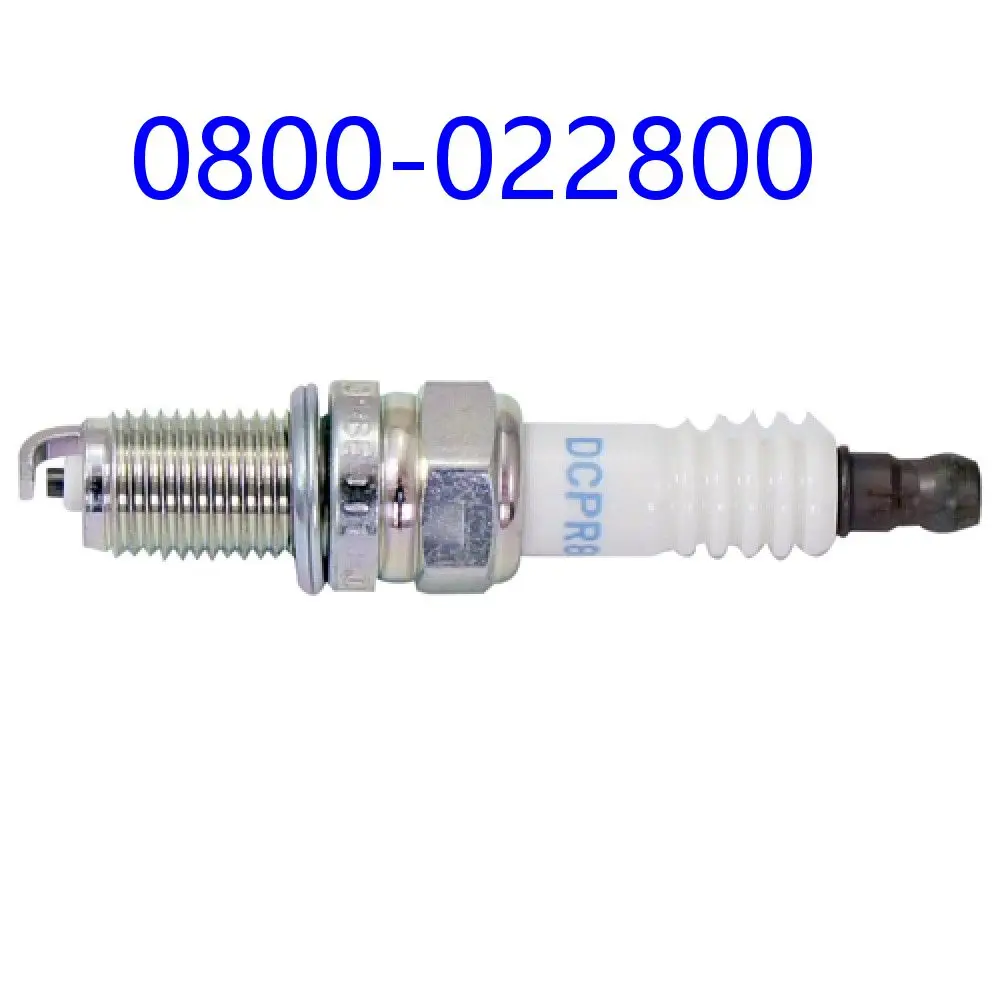 Spark Plug DCPR8E 0800-022800 para CFMoto, Acessórios para SSV, UTV, ATV, CForce 600, 625, Touring 191S, CF600UTR, UF, ZF, CF Moto Parte