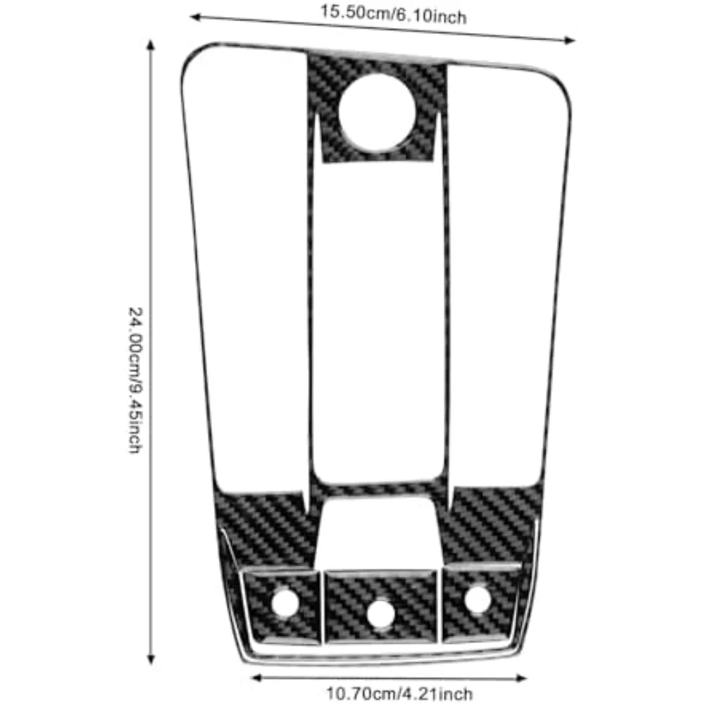 Interior Dashboard Trim for Cupra for formentor 2020 to 2024 Carbon for fibre Finish Panel Cover for LHD Compatibility