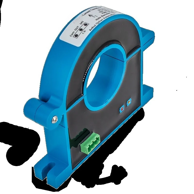 Industrial Split Core Hall Effect Current Transducer DC 0-100A 500A 50/80mm Inner Diameter DC24V Current Transmitter