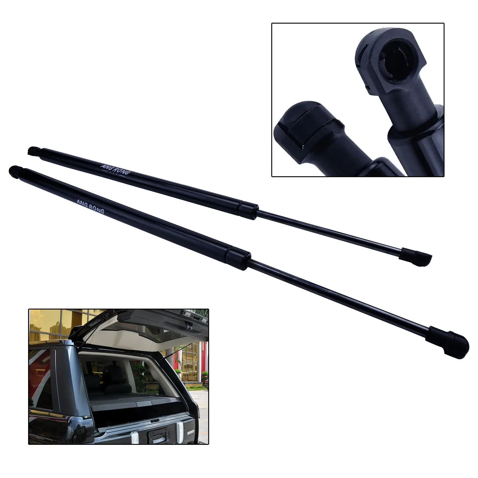 2x Rear Upper Tailgate Gas Struts Pressure Spring For 02-12 Range Rover L322 MK3