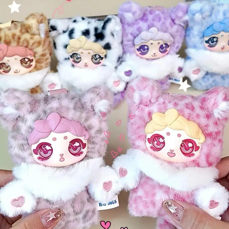Peng Peng Pawfection Series Blind Box Cute Kitten Vinyl Plush Pendants Mystery Box Anime Doll Keychain Surprise Bag Decor Toys