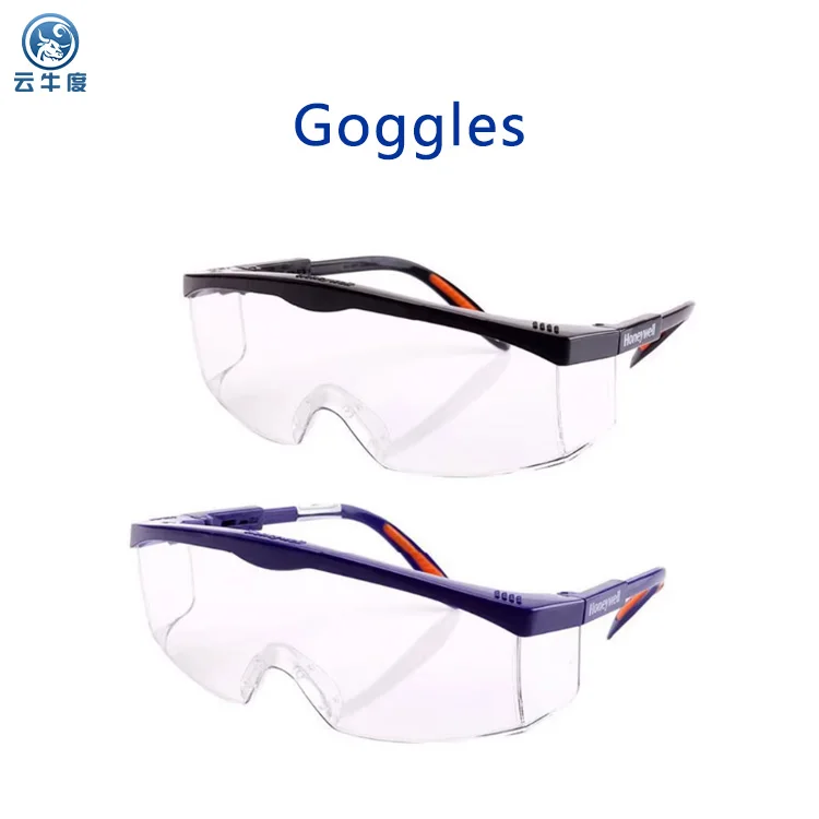 Anti-fog Anti-scratch Polycarbonate UV Protection Safety Goggles Adjustable Temple for Lab Use ANSI Z87.1 Chemical Resistant