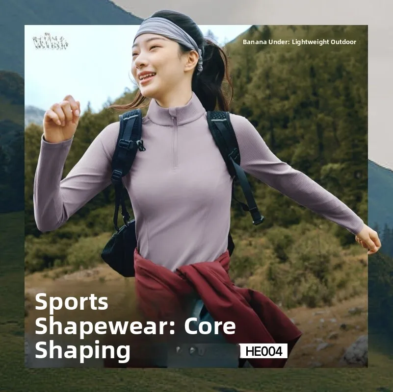 

Qui Dry Sports apewear Women's f Zip Slimming Fitn Clothing Stand Fit Commute Sle Long Sve T-irt