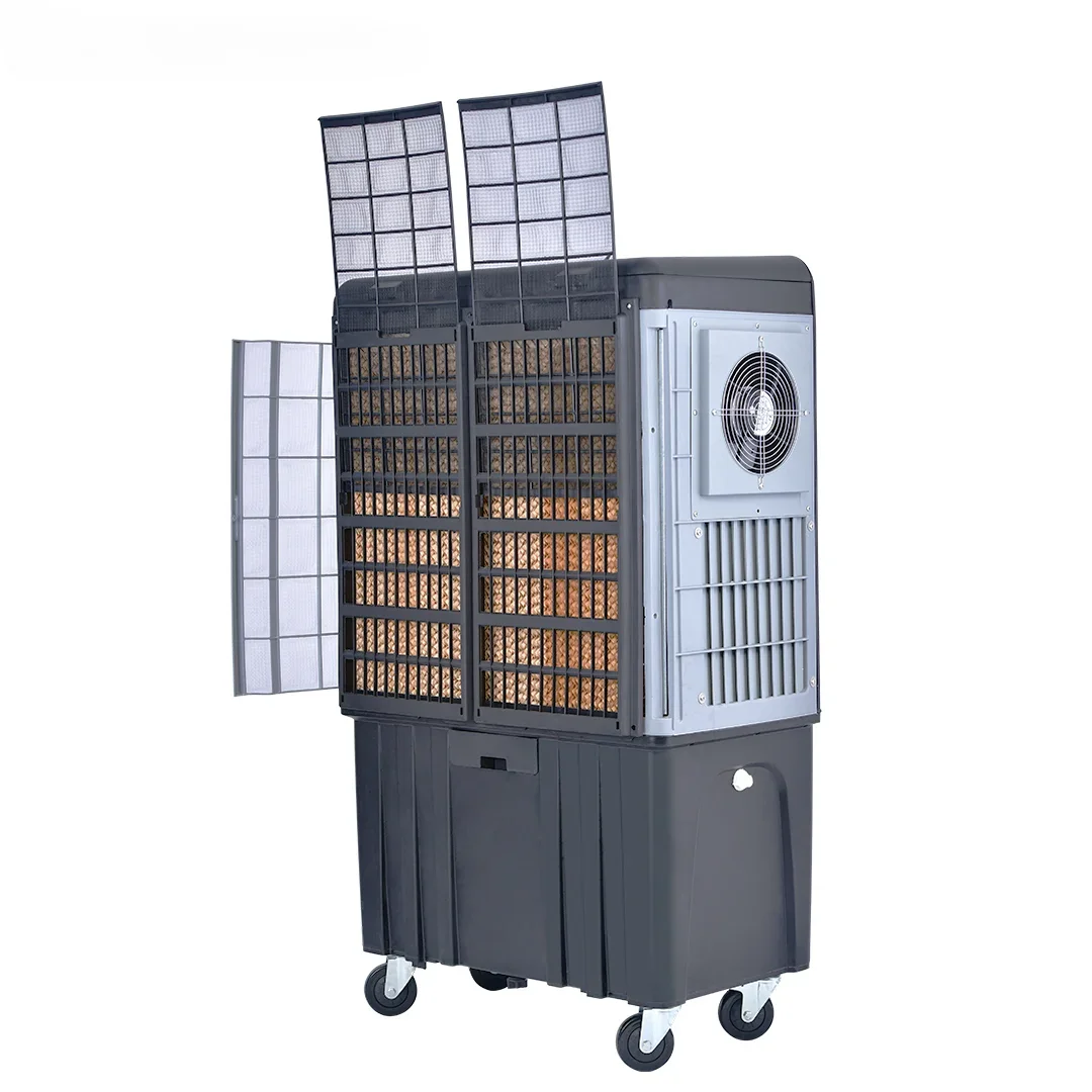 Portable AC Air Conditioning System Evaporative Climatizer Air Conditioner for Camping Outdoor Cooling Fan with Portable Design