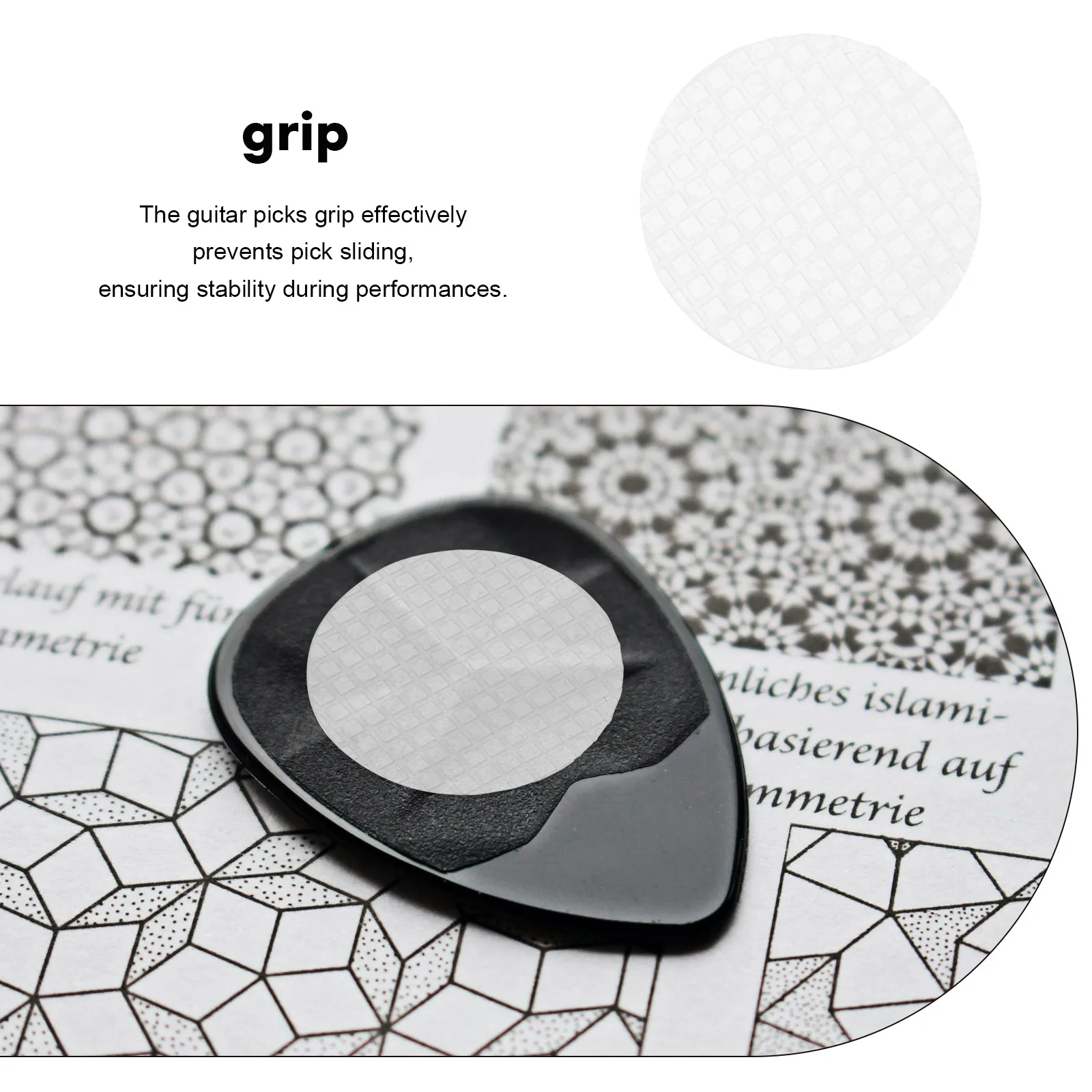 

20 Pcs Anti-slip Gasket Guitar Picks Silicone Grips Rubber Holder Finger Guards for Ukulele Adhesive Silica Gel Holders