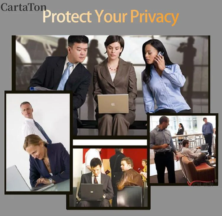 واقي شاشة الخصوصية المغناطيسي لماك بوك اير 13 M1 M2 Pro 13 M3 14 15 16 مرشح حماية الخصوصية مضاد للتجسس ومضاد للزقزقة