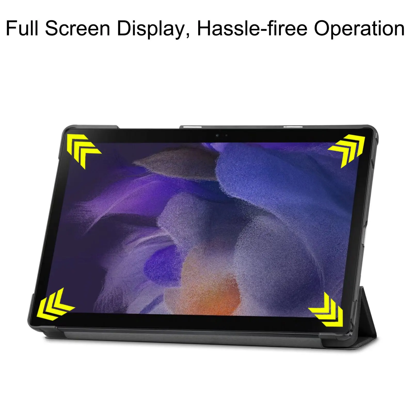 

Tablets Case For Samsung Galaxy Tab A8 2021 2022 10.5 SM-X200/SM-X205 X207 Tri-Fold Caster Hard Shell