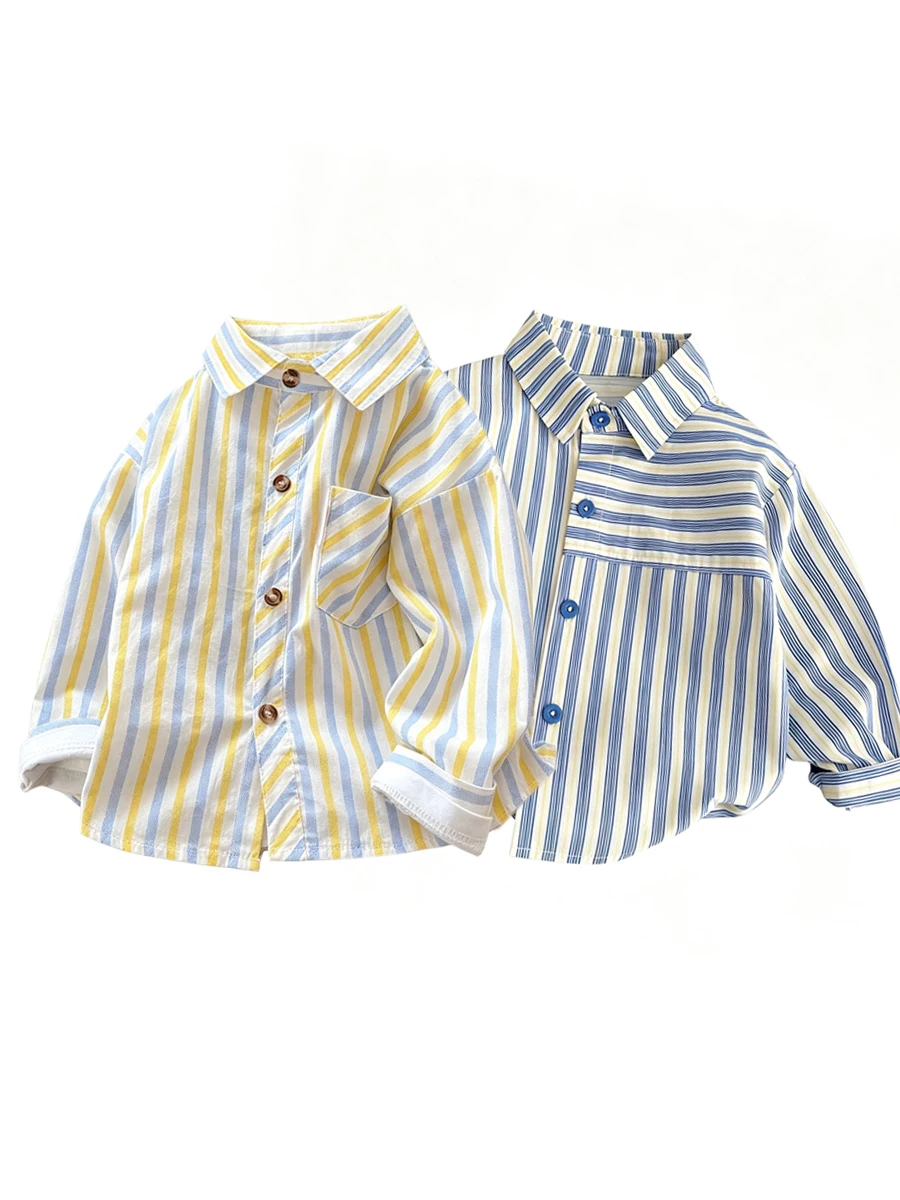 DIIMUU Infant Kids Baby Boys Cotton Clothes Shirt Toddler Girls Tee Clothing Children Wears Blouse 1 2 3 4 5 Years