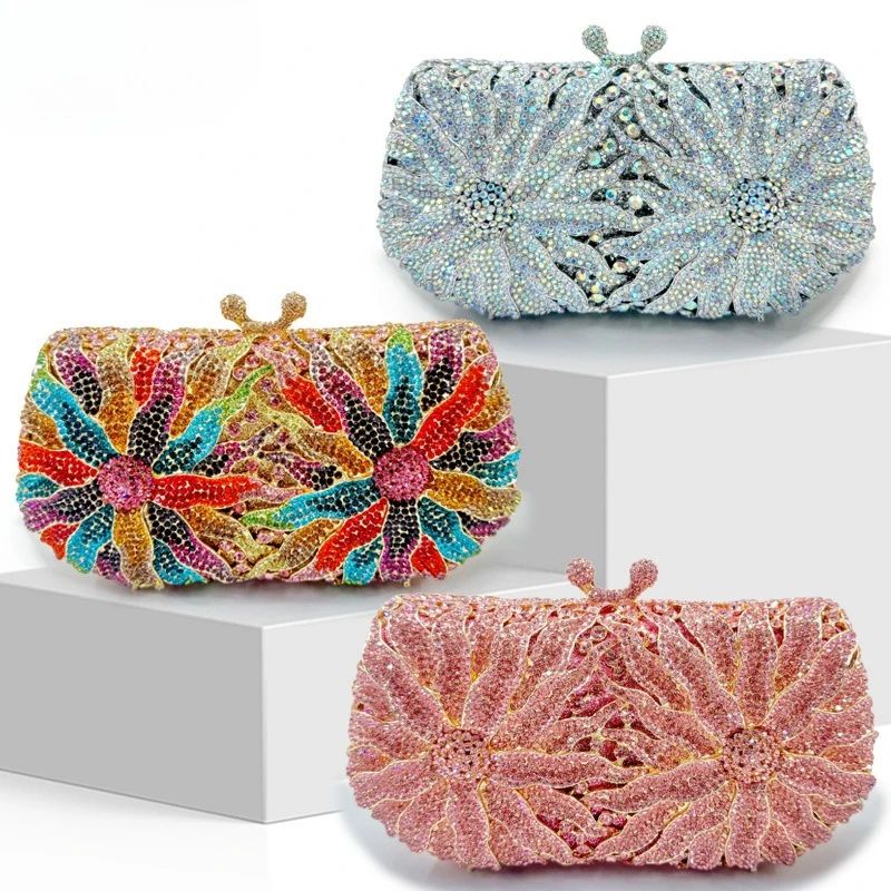 

Wedding Dinner Bag Crystal Hot Diamond Women's Evening Bag