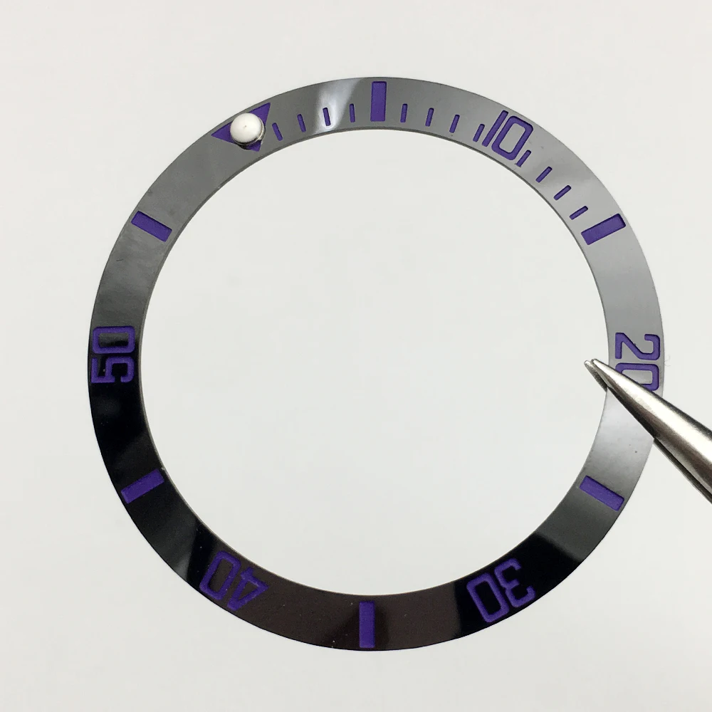 กรอบนาฬิกาเซรามิกสำหรับนาฬิกาขนาด30.5-38มม. อุปกรณ์เสริมสำหรับนาฬิกาสำหรับช่างซ่อมนาฬิกา