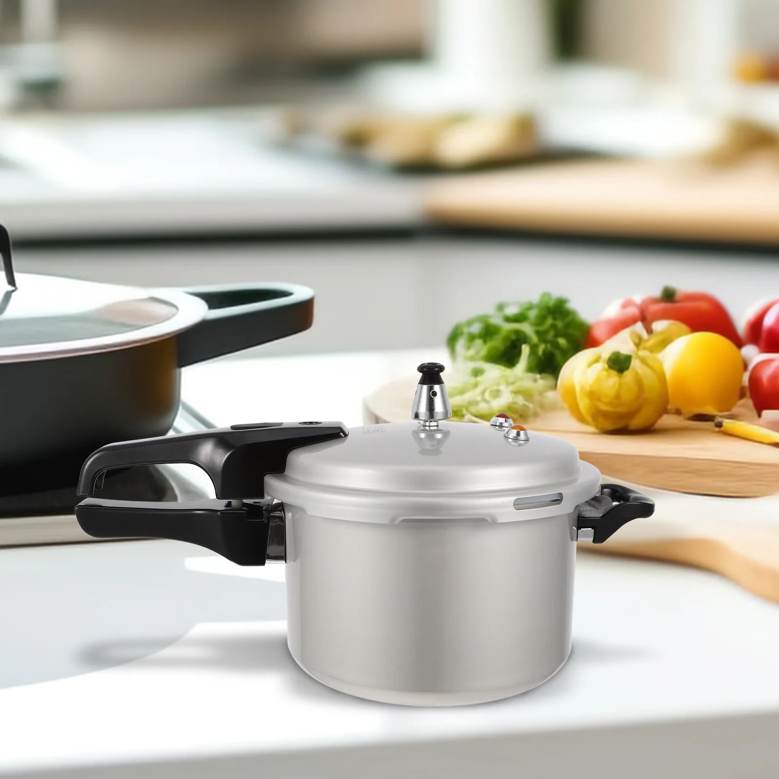 

Energy Saving Home Pressure Cooker Aluminum Alloy Small Stove Top Pressure Pot for Cooking Soups Stews Kitchen
