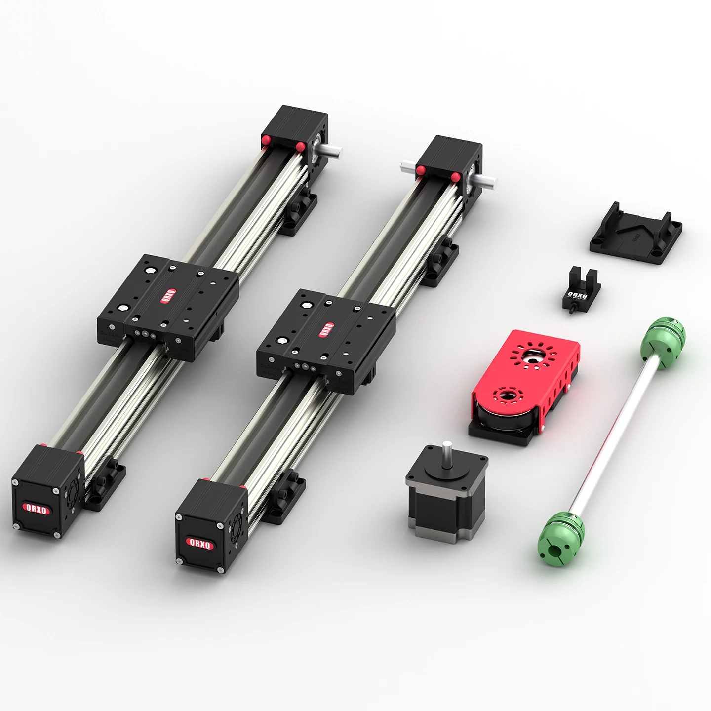 QRXQ RXP45-X-101 Build Customizable 100-6000mm High Precision Linear Actuator Rail Guide With Stepper Motor