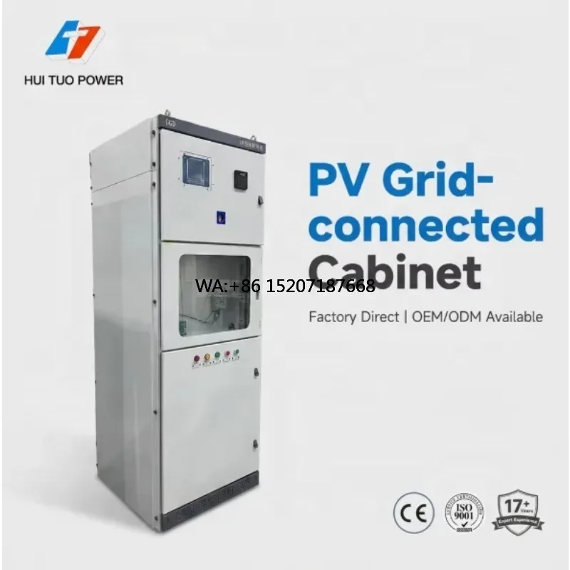 Factory OEM PV Grid-connected Cabinet IP65 DC AC Solar Combiner Box Stainless Steel LV Switchgear Solar System