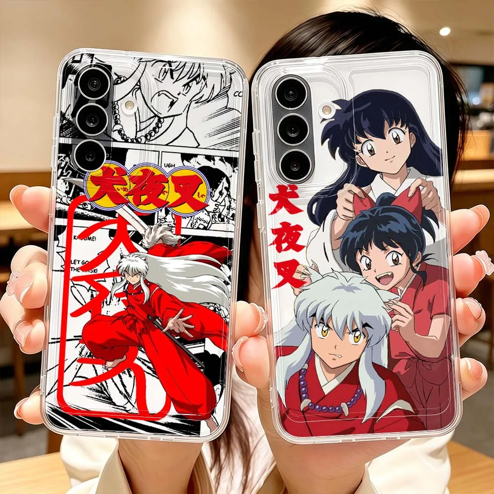 Inuyasha Cool For Samsung Galaxy A71 A57 A56 A55 A54 A53 A51 A17 A16 A07 A06 A05 Transparent Phone Case Cover