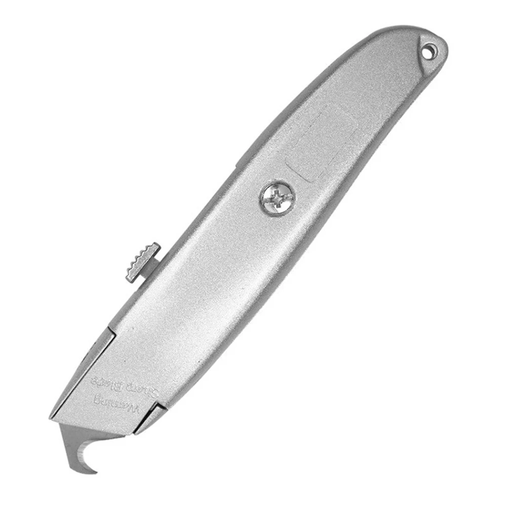 Aluminum Utility Knife Pocket Outdoor Knife Acrylic Board Plastic Cutter DIY Craft Paper Cutter Office Supplies