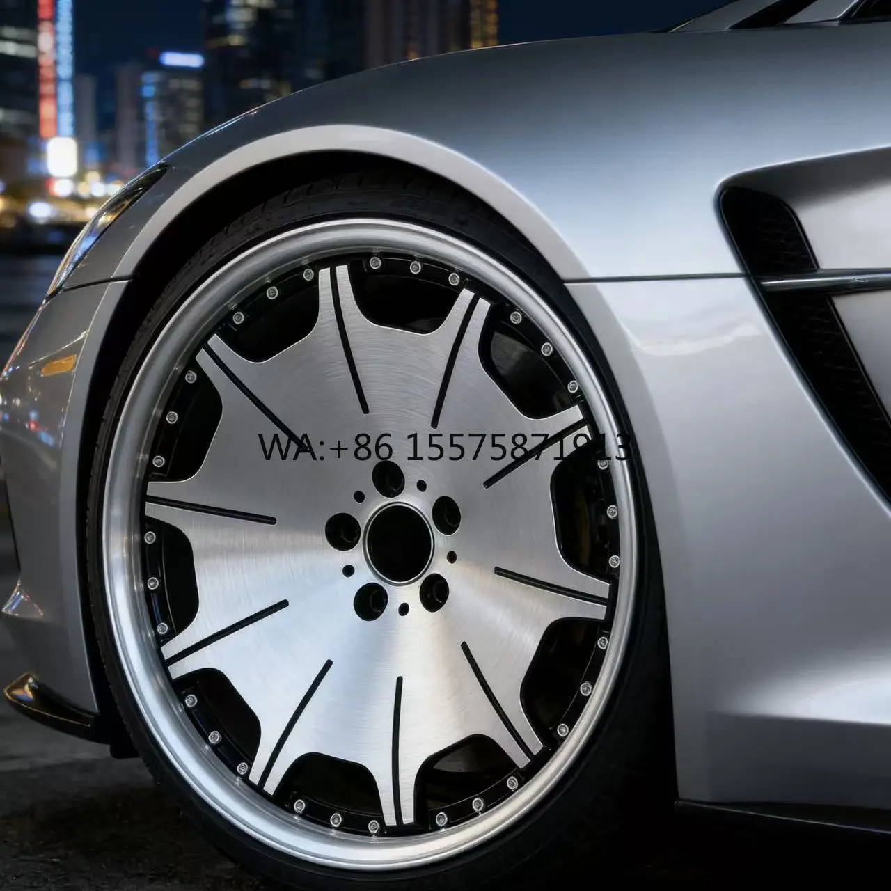 

19-дюймовые 5-луночные кованые легкосплавные диски для роскошных легковых автомобилей, стильные диски для тюнинга автомобилей премиум-класса