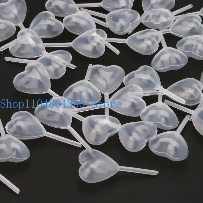 652F 50 قطعة قطارات بلاستيكية على شكل حب صغيرة ماصات بلاستيكية لطيفة لصنع الكب كيك