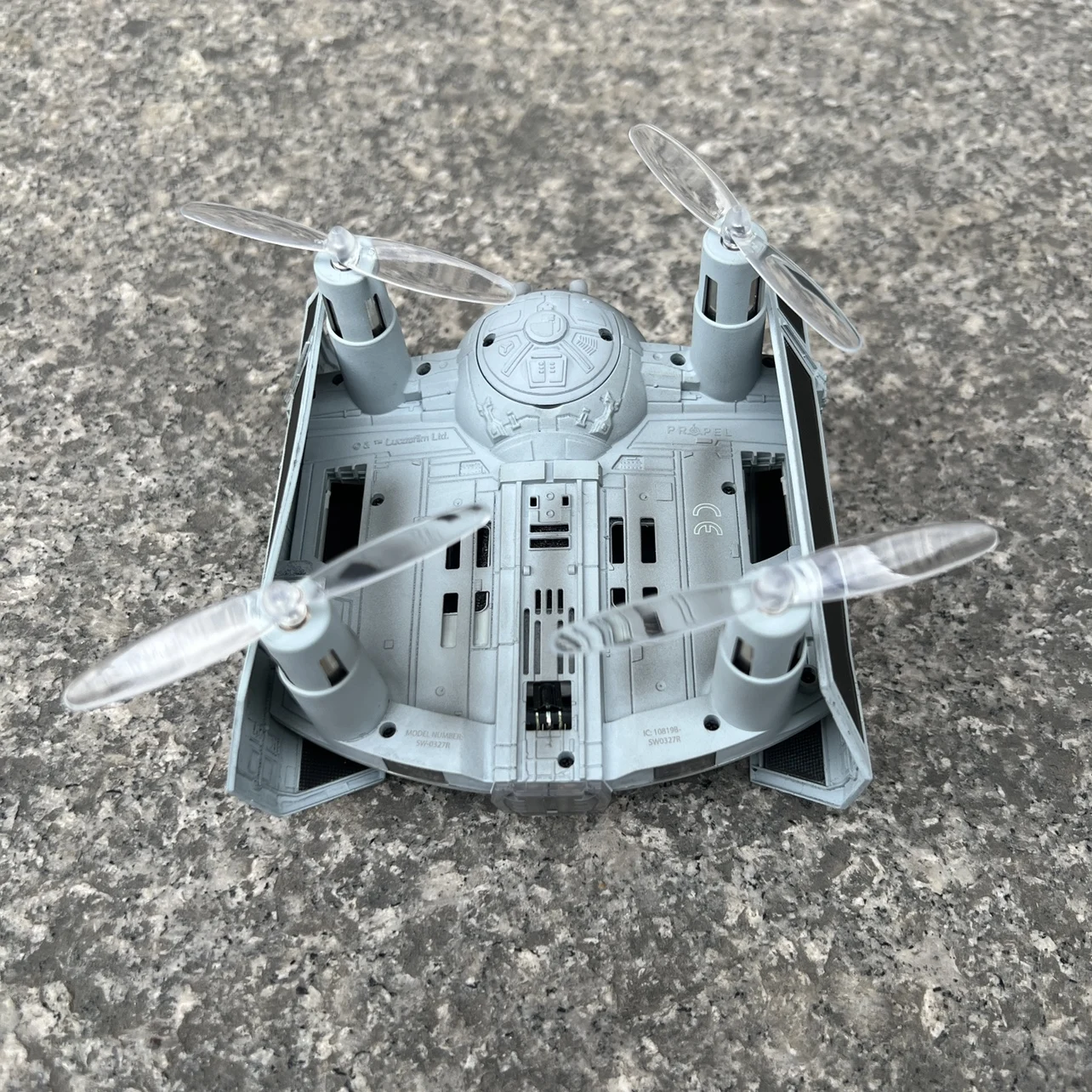 4-axis 1020 Hollow Cup UAV Bare Metal Without Battery Remote Control