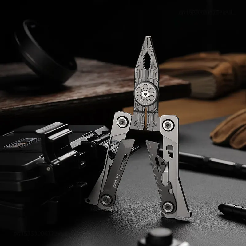 Xiaomi Nextool-destornillador 14 en 1, herramienta EDC, Kit de supervivencia, cuchillo, multiherramienta portátil para exteriores, campo, llevar,
