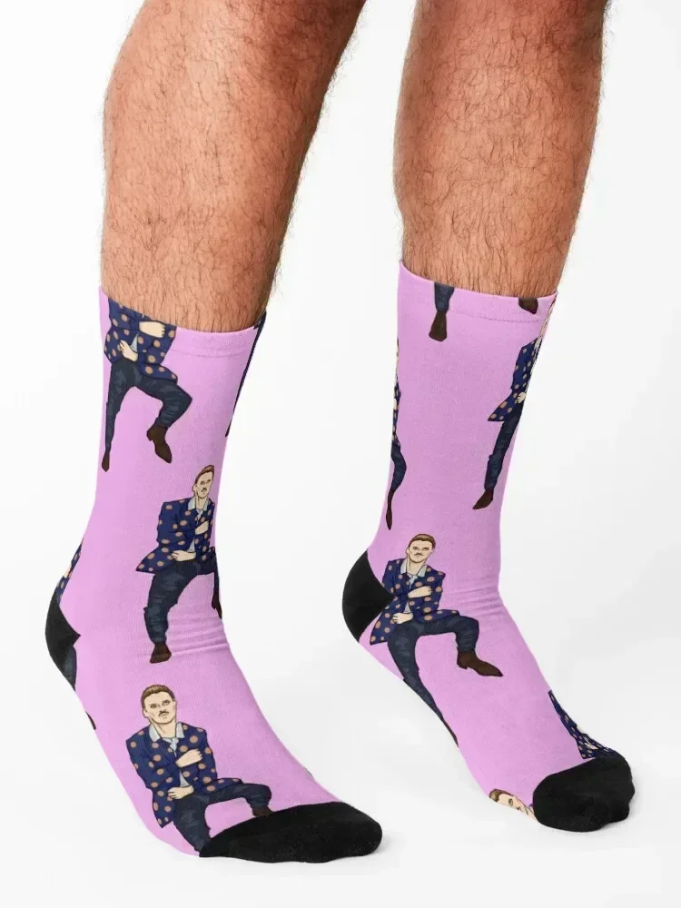 Little Big - جوارب ورق جدران، هدية مضحكة، جوارب حرارية شتوية مضادة للانزلاق لكرة القدم للفتيات والرجال