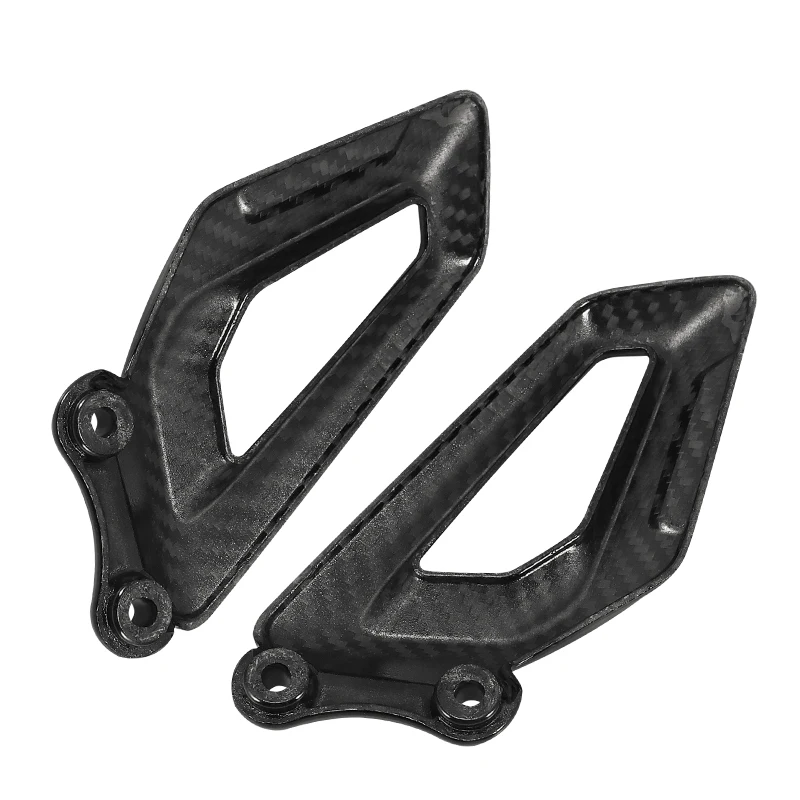 

Carbon Fiber Heel Guard Plates Foot Rests for BMW S1000RR 2019-2023 Motorcycle Accessories
