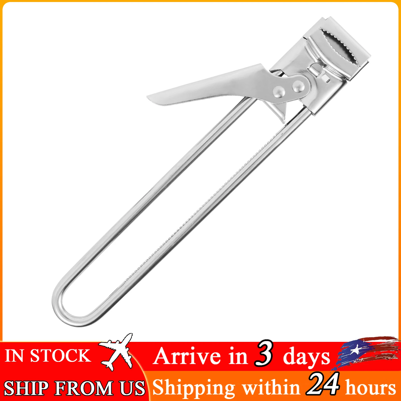 Jar Opener Adjustable Manual Bottle Opener Stainless Steel Can Opener Jar Lid Gripper Portable Home Can Lid Removal Tool Gadget