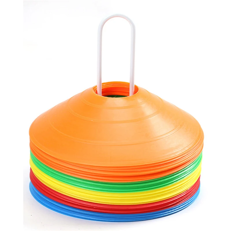 12pcs Obstacle Avoidance Sports Children\'s Football Roller Skating Training Equipment Professional Pan Cone Agile Sports Props
