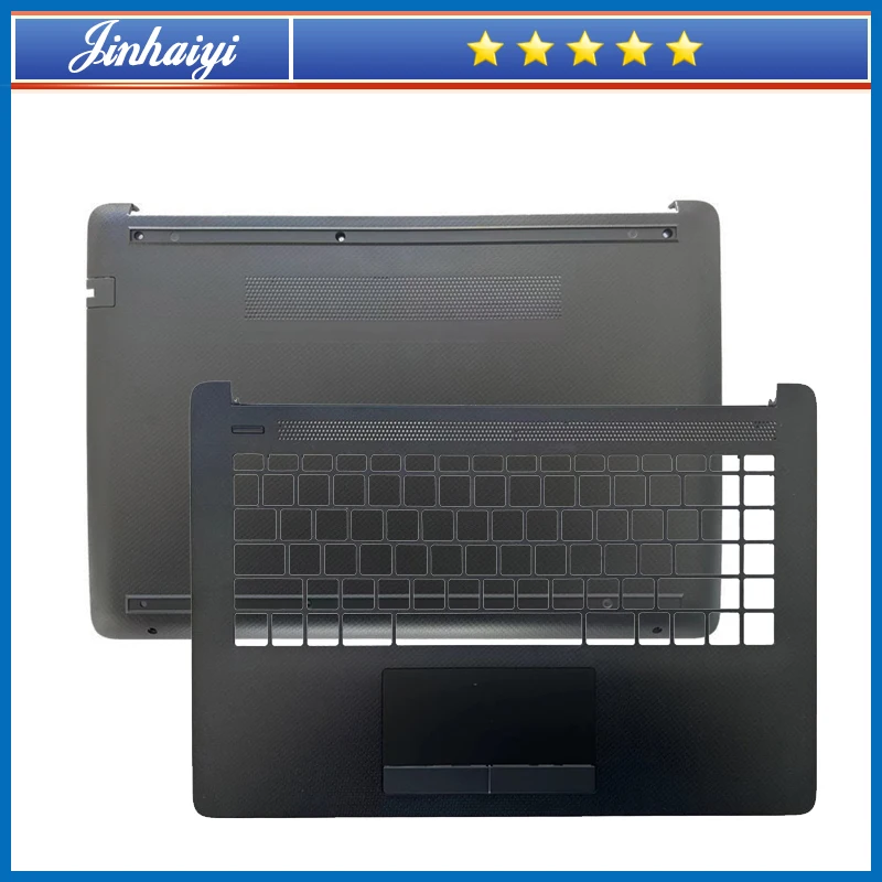 Black Upper lower cover for HP 14-CK 14-CM 14Q-CS 240 G7 TPN-I131 laptop palm rest bottom shell case