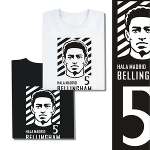 Real Madrid Futebol T-Shirt, Kurzarm-Fußballhemd, Final La Liga Champions League-Gewinnerin, Mbappe Bellingham Modric 12 Hauptverkaufs -Realtree -Shirt - №1