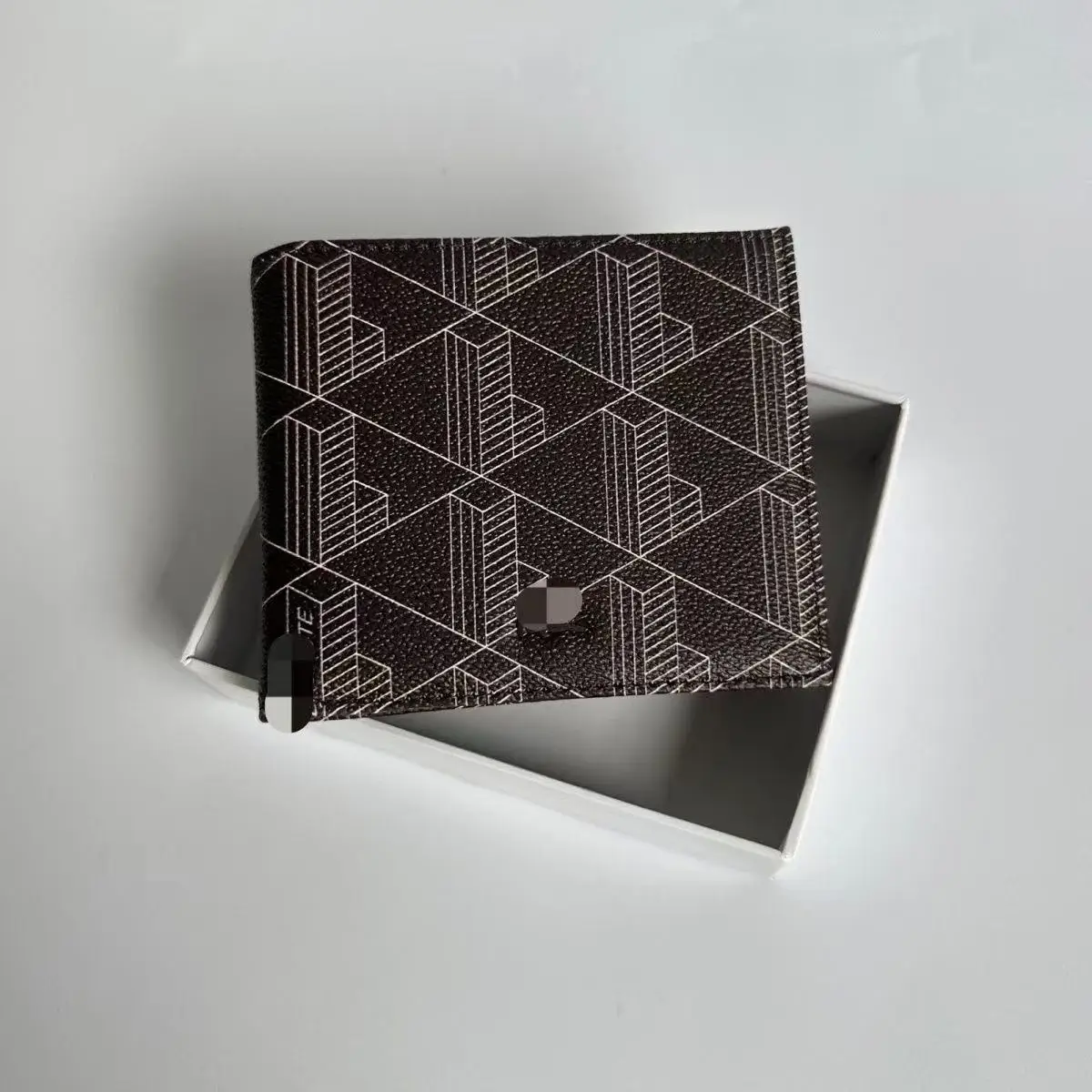 محفظة صغيرة قابلة للطي من سلسلة طباعة عصرية للجنسين #2