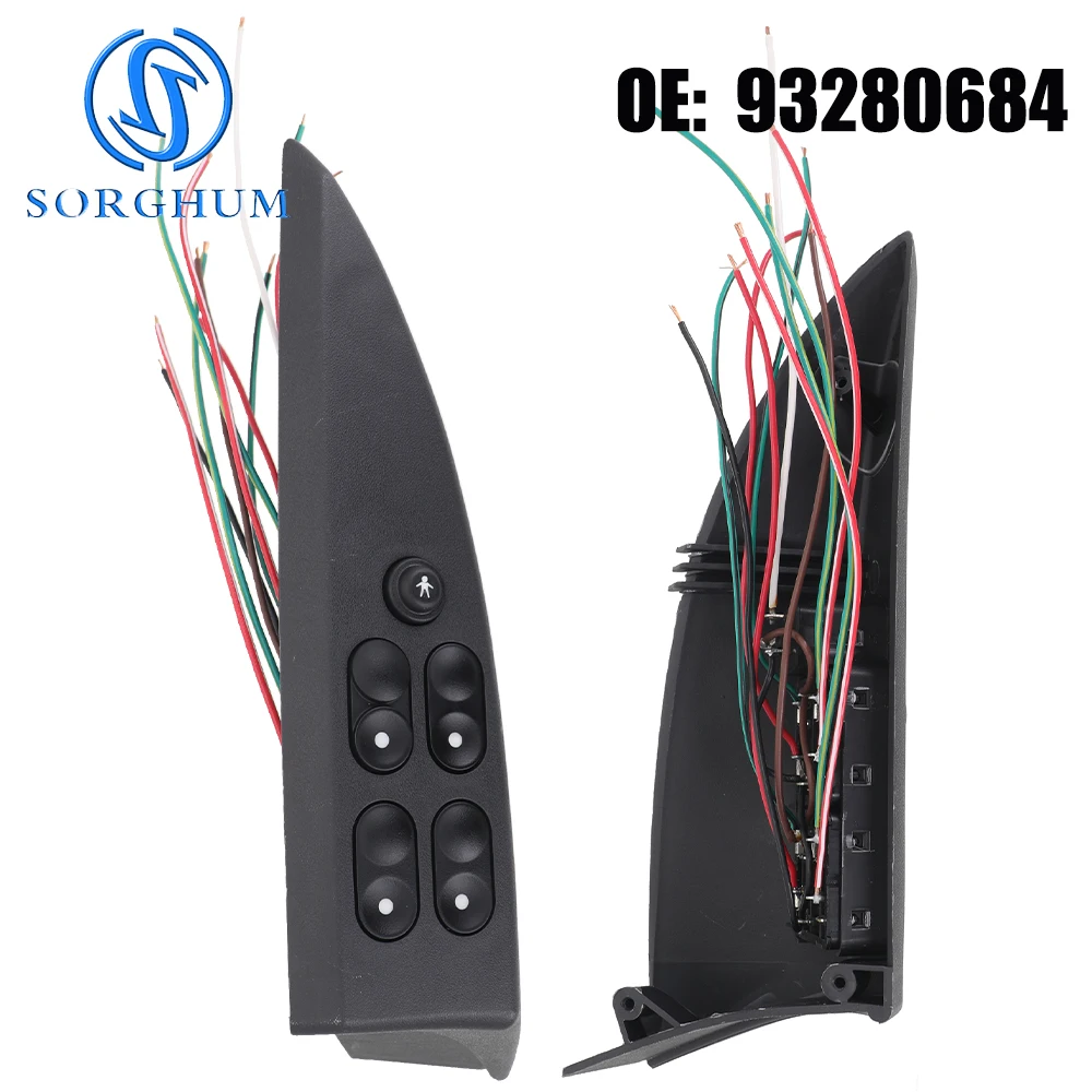 

SORGHUM New Electric Window Master Switch 93280684 For CMC Chevrolet Corsa Pick-Up Glass Lifter Control Button Car accessories