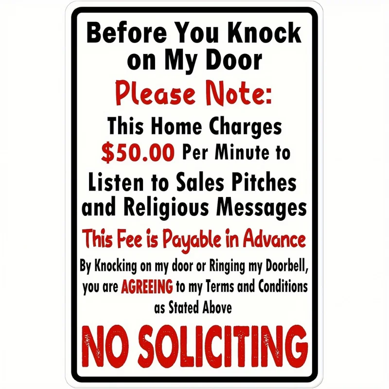 مسطح من الألومنيوم ثنائي الأبعاد، قطعة واحدة بدون علامة للتماس مع رسالة "قبل أنك" مضحكة - متينة مقاومة للعوامل الجوية مثبتة على الحائط #1