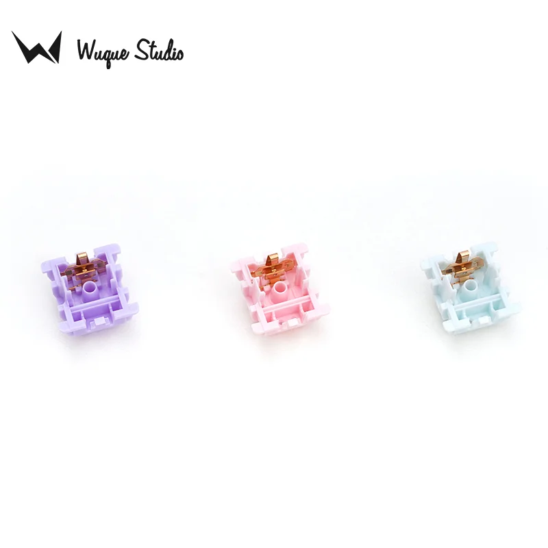 

WuqueStudio MMswitch Pastel Bottom Housing Modified Nylon POM UHMWPE Keyboard Switch For Mechanical Keyboard-35pcs