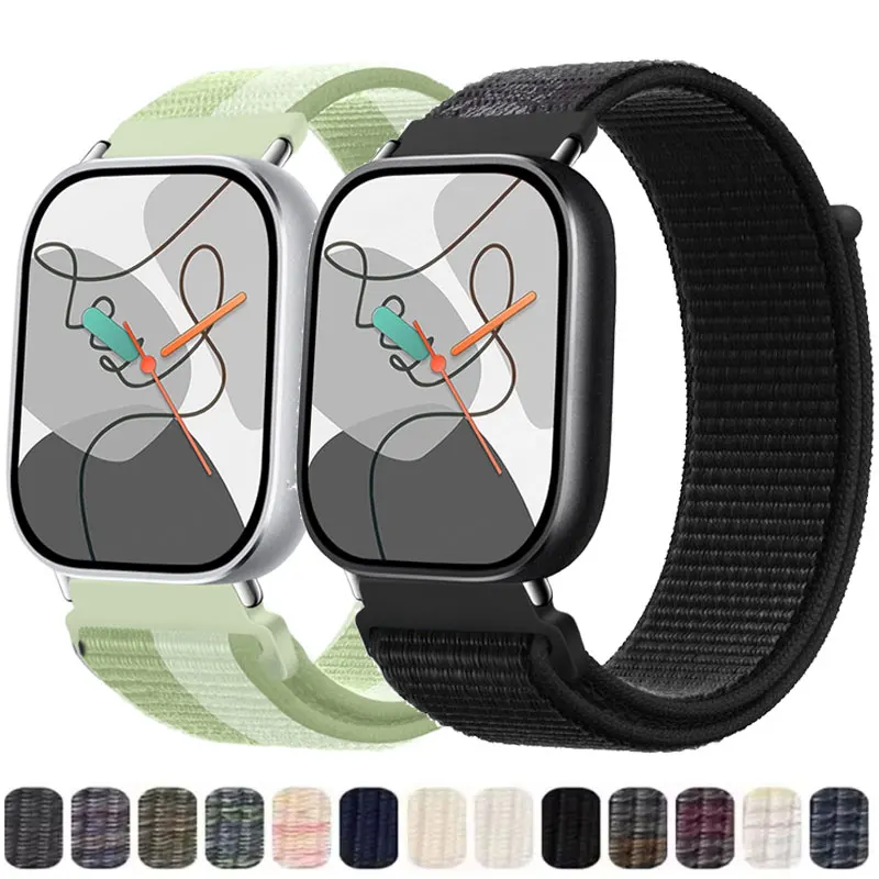 

Nylon Loop Strap For Redmi Watch4 5 Bracelet Sport Band For Xiaomi Watch Mi Band 8pro 9pro Smartwatch Wristband Correa Accessory