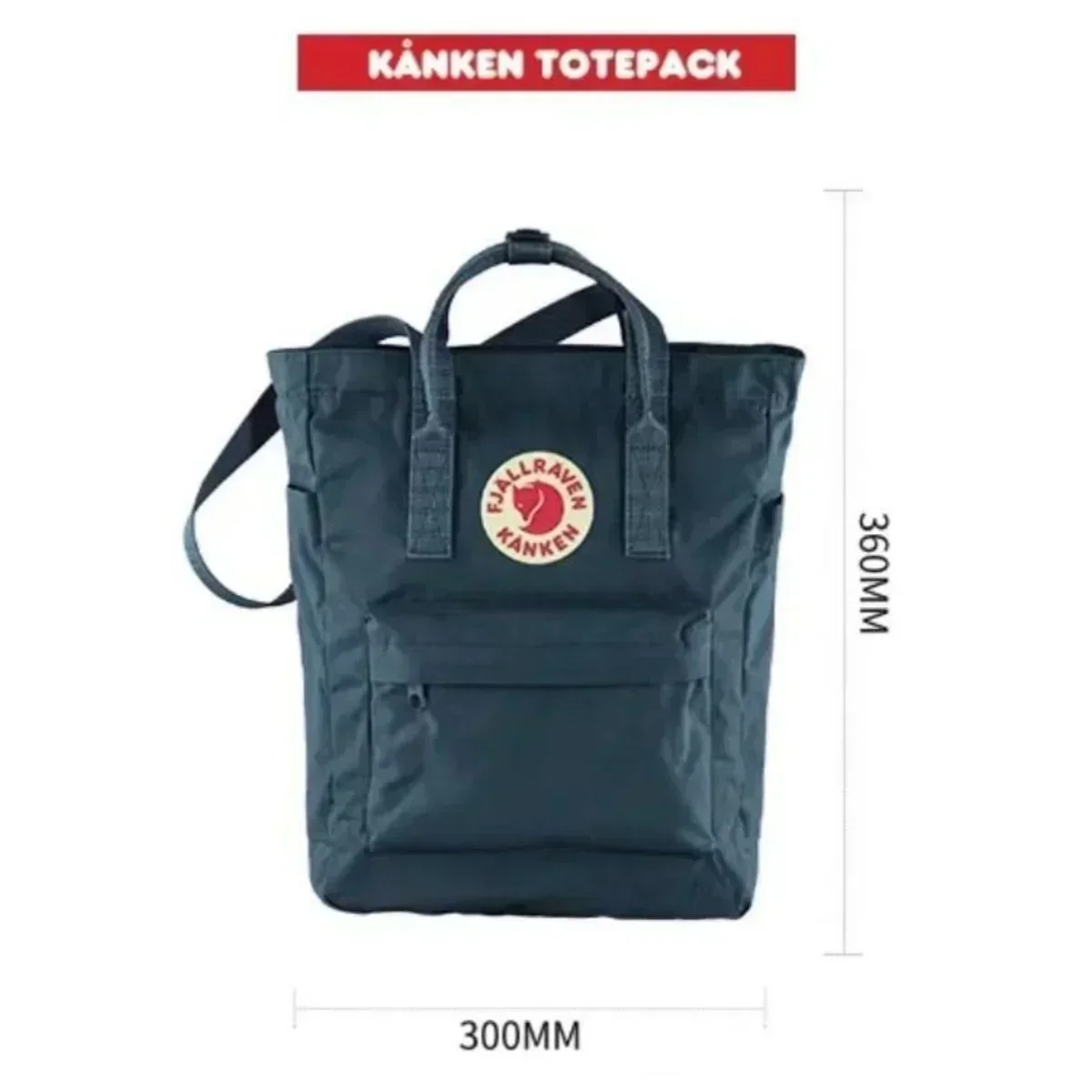 حقيبة كتف Fjallraven Kanken الأصلية بحزام كتف قابل للتعديل حقيبة كتف مزدوجة عصرية حقيبة قماش قنب خارجية محايدة #1