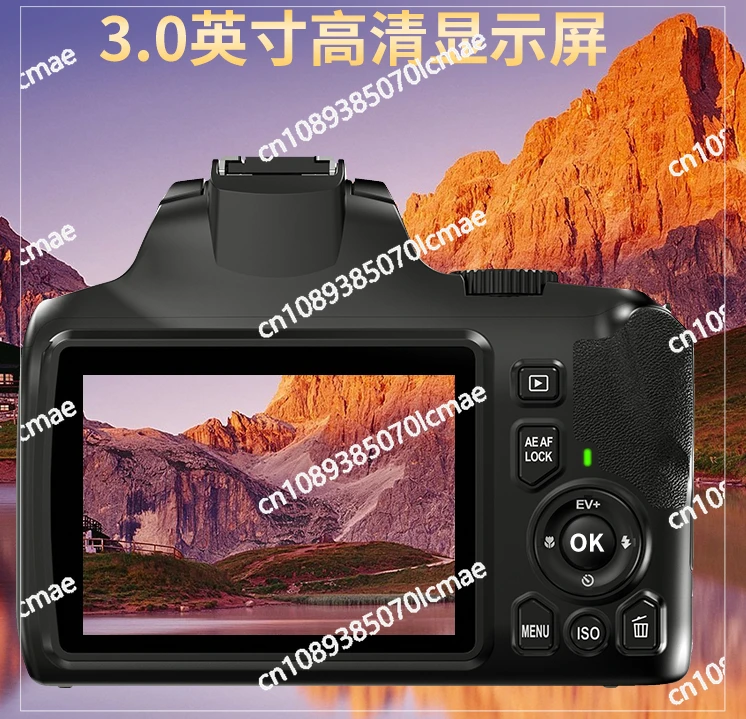 Retractable Entry-level SLR Micro-Single Student Camera, Optical Zoom, 4K High Definition, Digital Travel Camera
