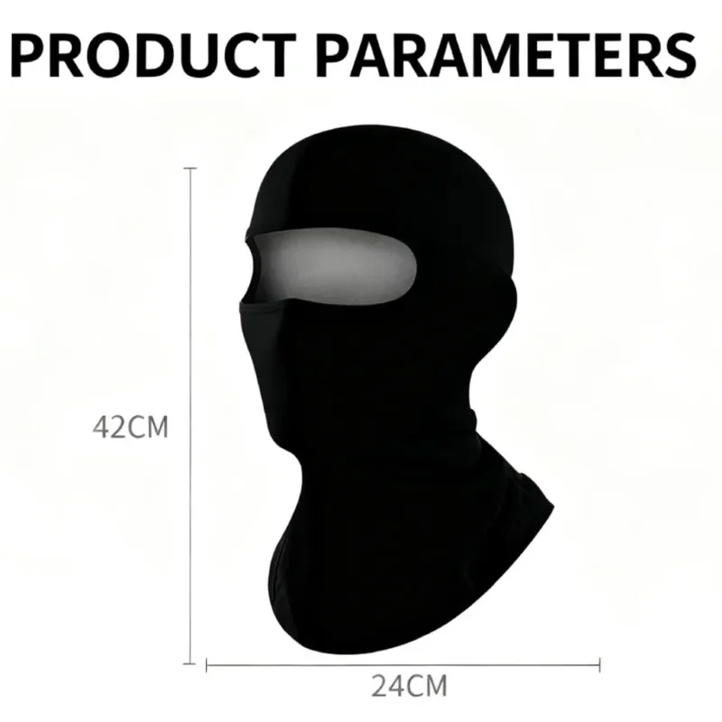 Summer Essential Motorcycle Face Cover, Unisex Breathable Cooling Head and Neck Gaiter for Outdoor Riding