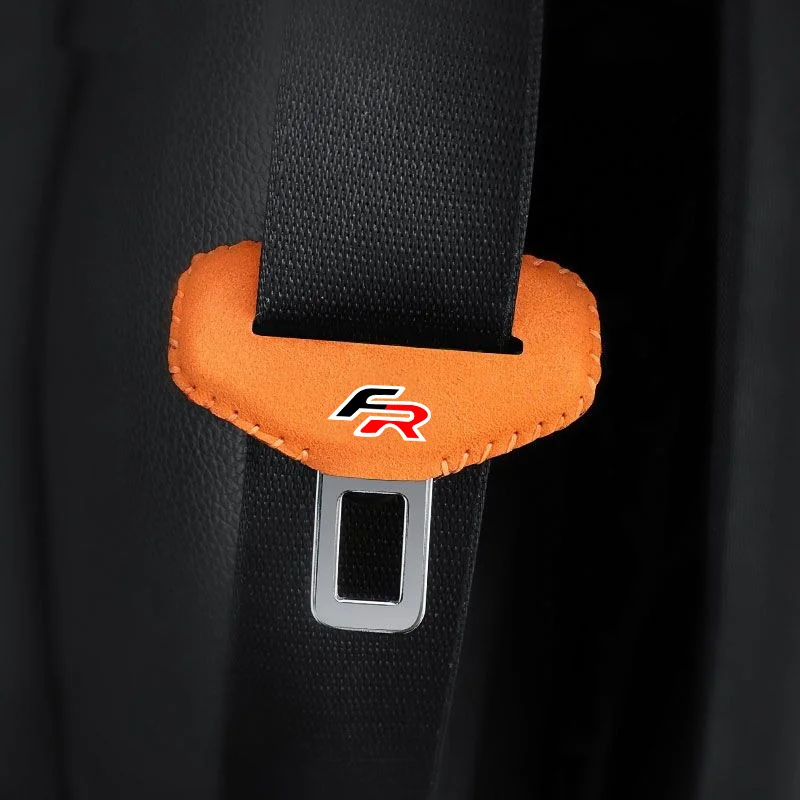 Car Seat Safety Belt Buckle Plug Protector Covers For SEAT FR Leon mk3 mk2 5f Tarraco Arona Ateca Ibiza Toledo Mii Arosa Exeo ST