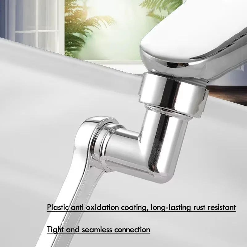 ABS Universal Rotation Extender Faucet Aerator Splash Filter Kitchen Washbasin Faucets Bubbler Nozzle Two Modes for Water Outlet gallery 4